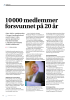 10 000 medlemmer forsvunnet på 20 år