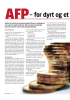 AFP- for dyrt og et hinder for tariffavtale?