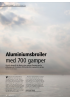 Aluminiumsbroiler med 700 gamper