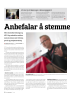Anbefalar å stemme «nei»