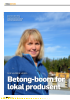 Betong-boom for lokal produsent