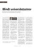 Blindt universitetsstrev