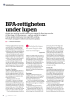 BPA-rettigheten under lupen