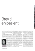 Brev til en pasient