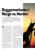 Byggemarkedet i Norge vs. Norden