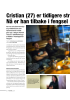 Cristian (27) er tidligere str affedømt. Nå er han tilbake i fengsel for å rehabilitere innsatte