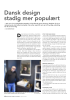Dansk design stadig mer populært