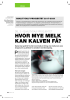 DEL 2 - QUALITYCALF-PROSJEKTET HVOR MYE MELK KAN KALVEN FÅ?