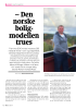 - Den norske boligmodellen trues