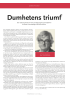 Dumhetens triumf