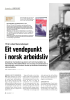 Eit vendepunkt i norsk arbeidsliv