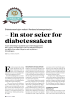 - En stor seier for diabetessaken