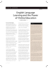 English Language Learning and the Power of Online Education