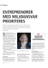 ENTREPRENØRER MED MILJØANSVAR PRIORITERES
