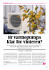 Er varmepumpa klar for vinteren?