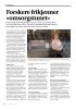 Forskere frikjenner «omsorgstunet»