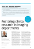 Fostering clinical research in imaging departments