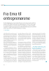 Fra Erna til entreprenørene