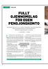FULLT GJENNOMSLAG FOR EGEN PENSJONSKONTO