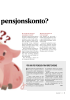 GÅR INN FOR PENSJON FRA FØRSTE KRONE