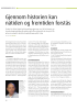 Gjennom historien kan nåtiden og fremtiden forstås