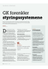 GK forenkler styringssystemene