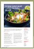 Grønn salat med varmrøkt laks og egg
