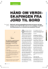 HÅND OM VERDISKAPINGEN FRA JORD TIL BORD