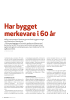 Har bygget merkevare i 60 år