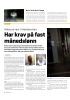 Har krav på fast månedslønn