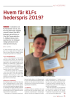 Hvem får KLFs hederspris 2019?