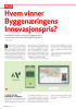 Hvem vinner Byggenæringens Innovasjonspris?