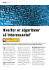 Hvorfor er algoritmer så interessante?