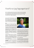 Hvorfor er jeg fagorganisert?
