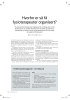 Hvorfor er så få fysioterapeuter organisert?