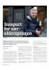 Innspurt for særalderspensjon