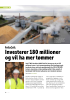 Investerer 180 millioner og vil ha mer tømmer