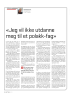 «Jeg vil ikke utdanne meg til et polakk-fag»