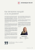 Kan det komme noe godt ut av en pandemi?