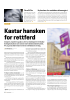 Kastar hansken for rettferd