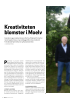 Kreativiteten blomster i Moelv