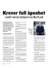 Krever full åpenhet rundt norsk bistand via Norfund