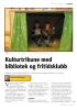 Kulturtribune med bibliotek og fritidsklubb