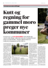 Kutt og regning for gammel moro preger nye kommuner