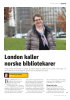 London kaller norske bibliotekarer