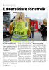 Lærere klare for streik