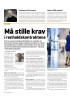 Må stille krav i renholdskontraktene