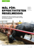MÅL FÔREFFEKTIVITETEN REGELMESSIG