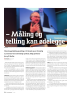 - Måling og telling kan ødelegge