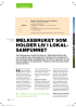 MELKEBRUKET SOM HOLDER LIV I LOKALSAMFUNNET